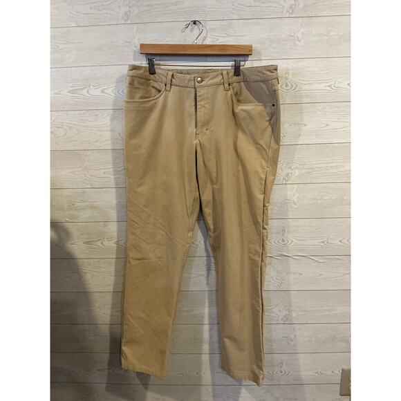 Lululemon MP29 Men’s ABC Slim-Fit Pant 32” – Size 36 Trench - Picture 2 of 4